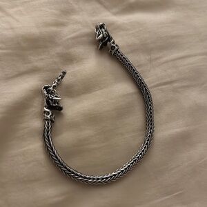 Silver Braided Men's Bracelet